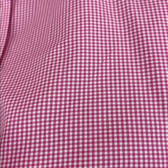J. McLaughlin Women's Pink Gingham Button Down Casual  Shirt Size Medium - Picture 8 of 10